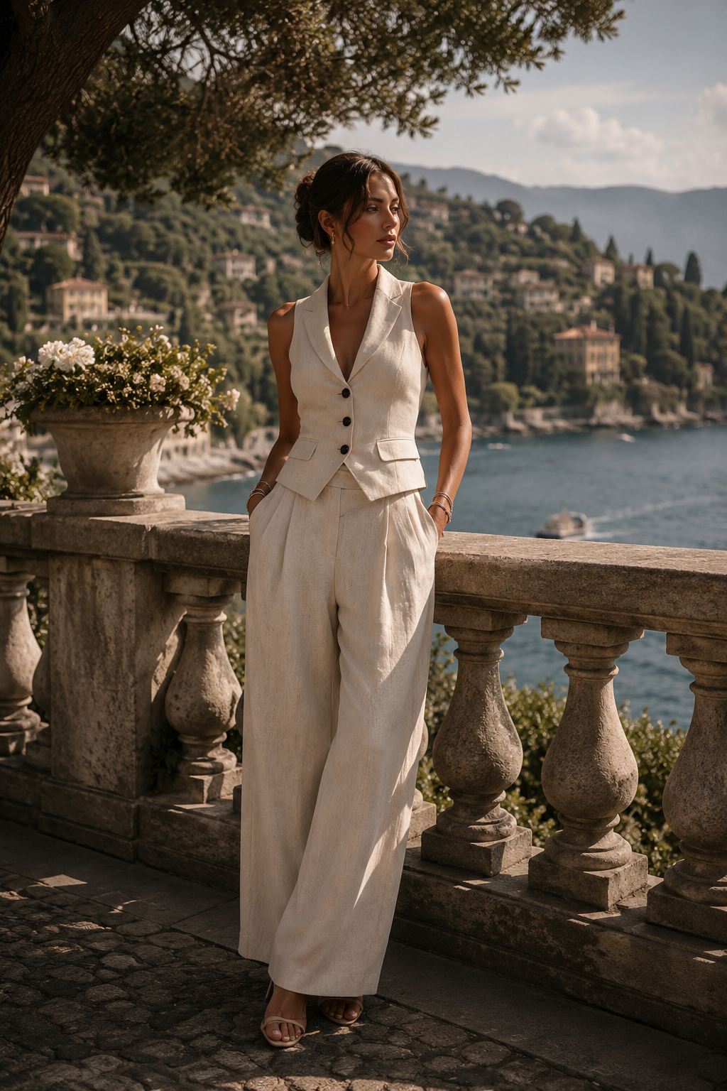 The Riviera Linen Set